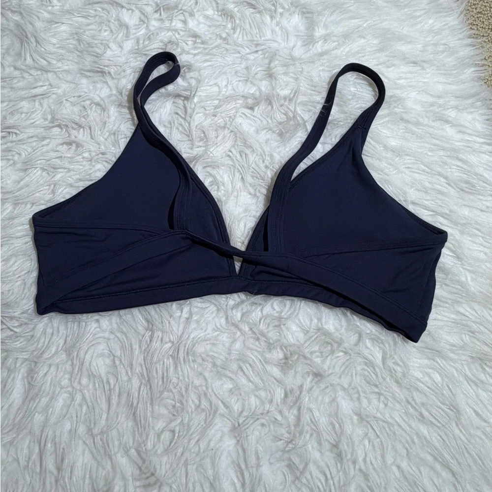 SET Active XL / XXL Navy Blue Matching Workout Set Sports Bra Shorts Airluxe